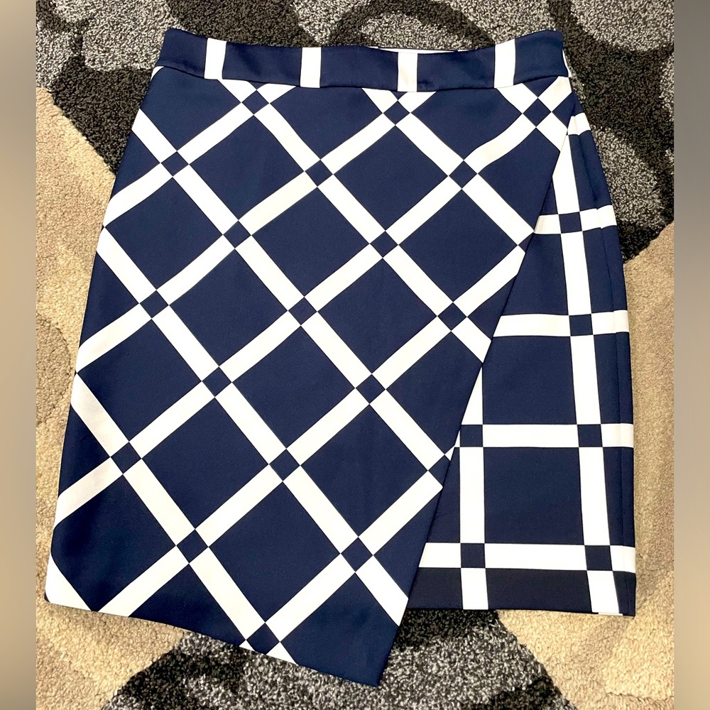 NYCC BLUE AND WHITE SKIRT